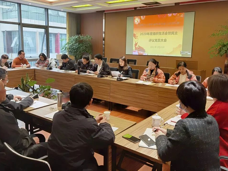党支部召开组织生活会和民主评议党员工作